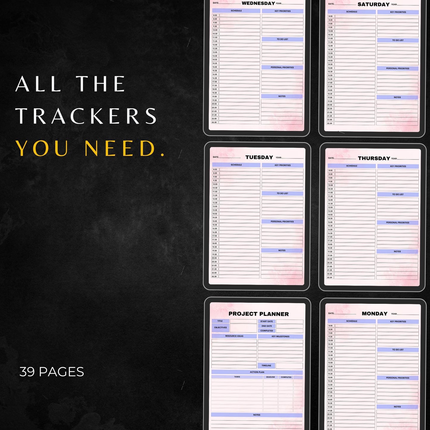 Home Office Planner PLR & MRR, Plr Canva Templates, Plr Planners, Plr Products, Project Planner, Daily Planner Plr, Digital Planners plr