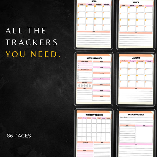 Home School Planner PLR & MRR, Plr Canva Templates, Plr Planners, Plr Products, Habit Tracker,Monthly Planner,Student Planner,Back to school