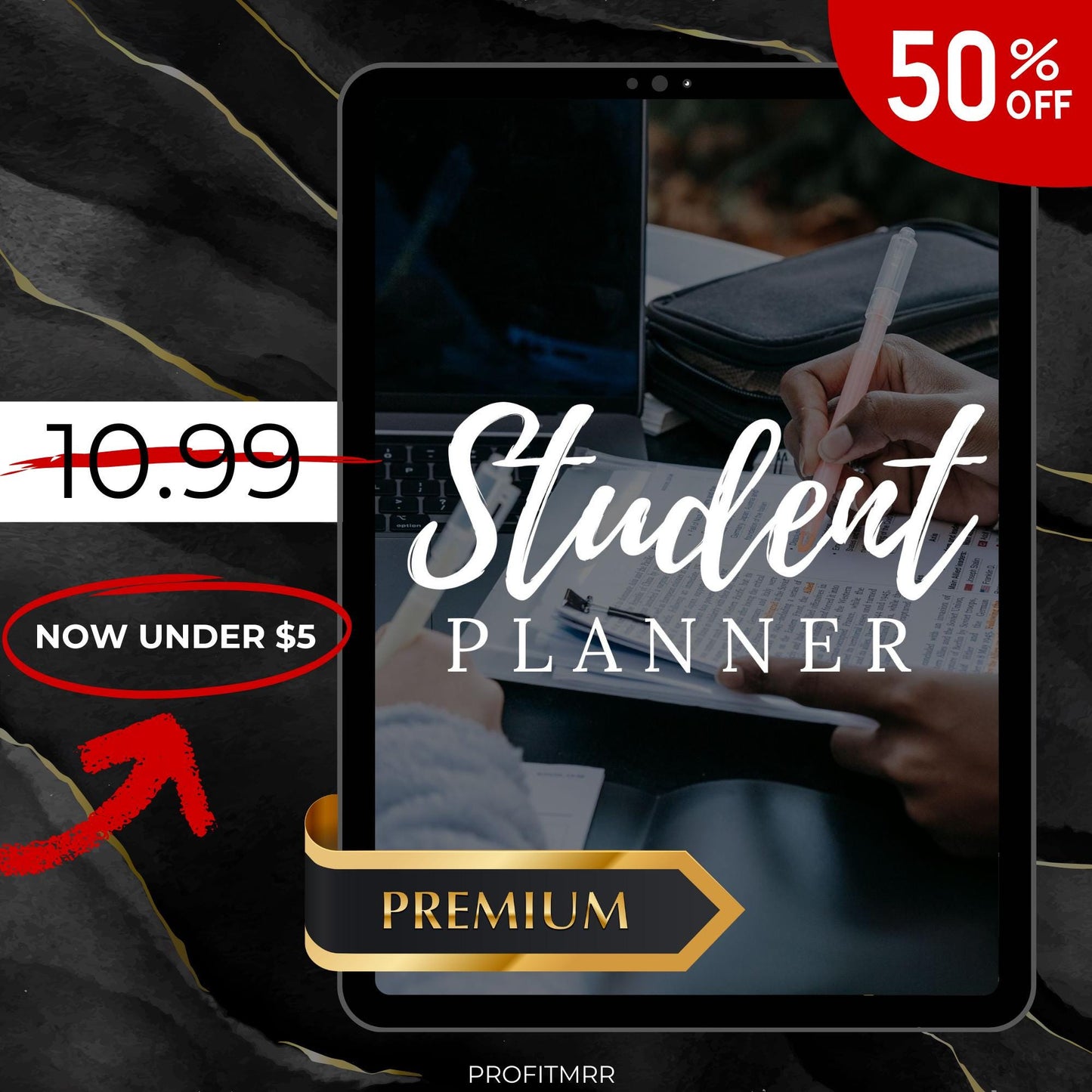 Premium Student Planner PLR & MRR, Plr Canva Templates, Plr Planners, Plr Products Bundle, Plr Bundle Collection, Digital Printable Planners