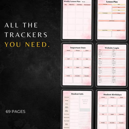Teacher Planner PLR & MRR, Plr Canva Templates, Plr Planners, Plr Products Bundle, Plr Bundle Collection, Digital Printable Planners Plr
