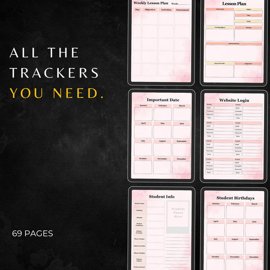 Teacher Planner PLR & MRR, Plr Canva Templates, Plr Planners, Plr Products Bundle, Plr Bundle Collection, Digital Printable Planners Plr
