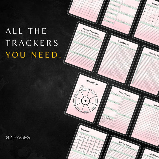 2025 That Girl Planner PLR & MRR, Plr Canva Templates, Plr Planners,Plr Products Bundle,Plr Bundle Collection,Digital Printable Planners