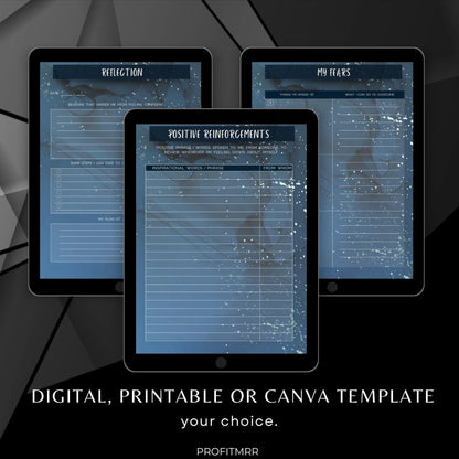 The Self Confidence Planner with PLR & MRR, Plr Canva Templates, Plr Planners,Plr Products Bundle,Plr Collection,Digital Printable Planners