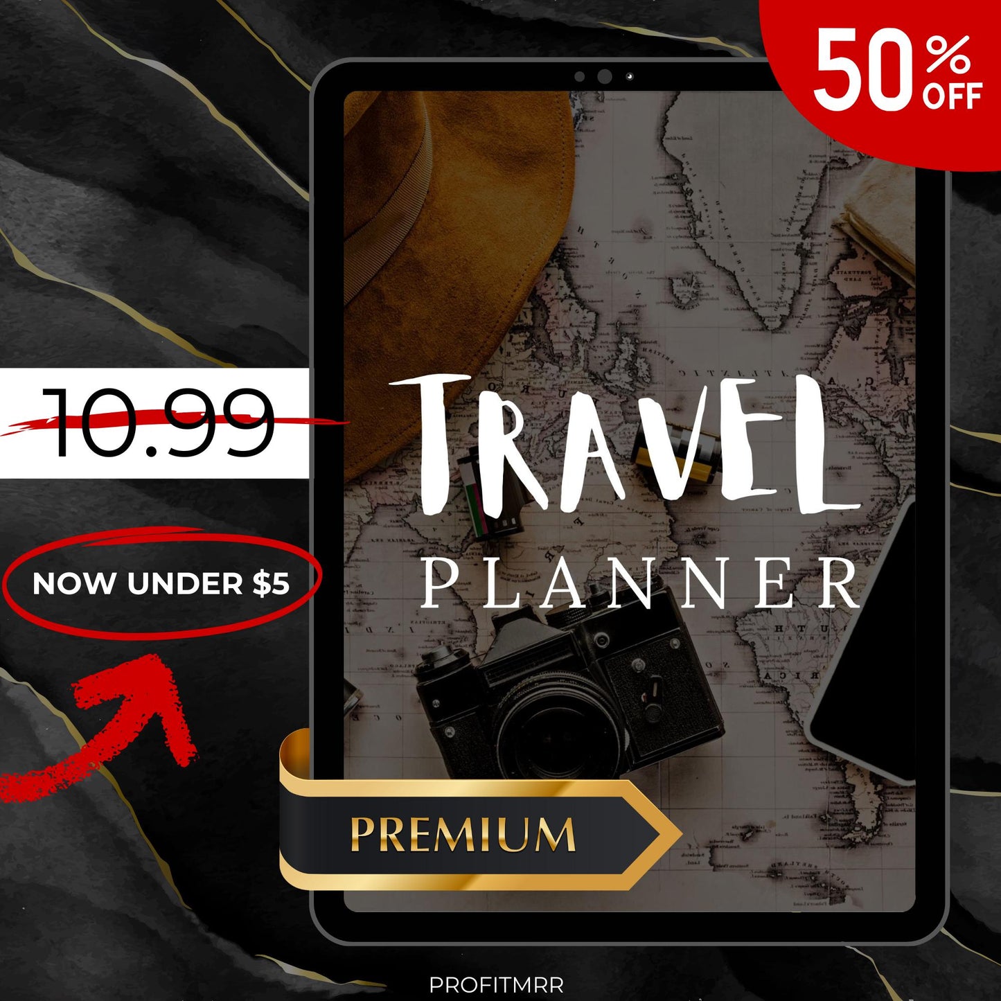 Premium Travel Planner PLR & MRR, Plr Canva Templates, Plr Planners,Plr Products Bundle,Plr Bundle Collection,Digital Printable Planners Plr