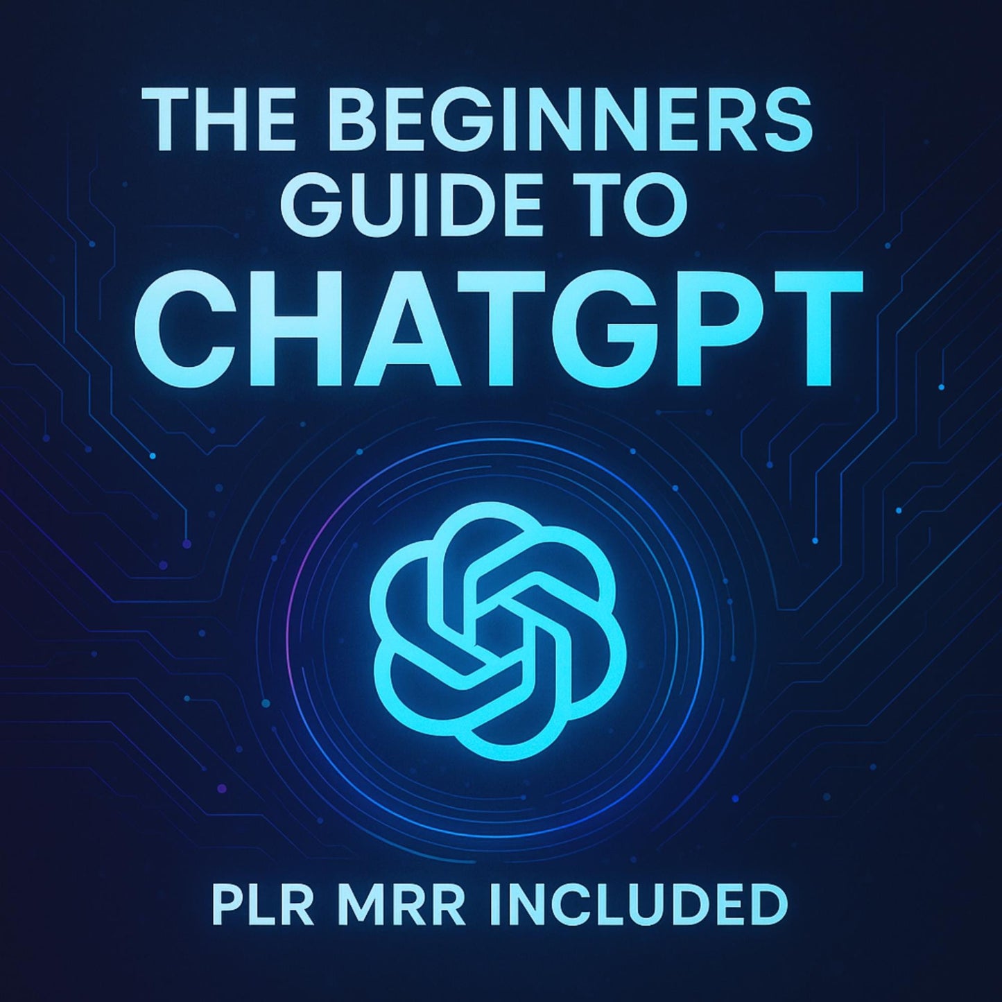 ChatGPT Beginner's Guide: Canva Editable eBook with PLR/MRR