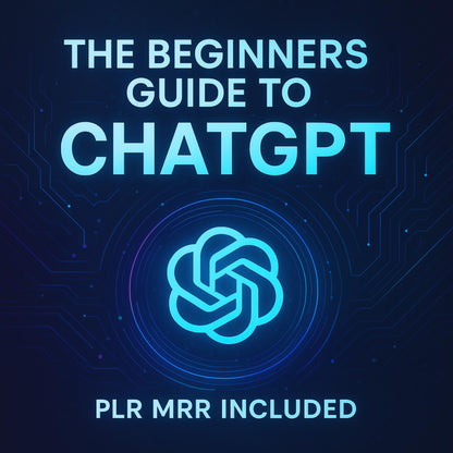 Beginner’s Guide to ChatGPT PLR MRR, Canva Editable eBook Course, Resell AI Digital Products, Start Etsy Shop, Sell Plr Content Online Mrr