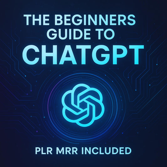 Beginner’s Guide to ChatGPT PLR MRR, Canva Editable eBook Course, Resell AI Digital Products, Start Etsy Shop, Sell Plr Content Online Mrr