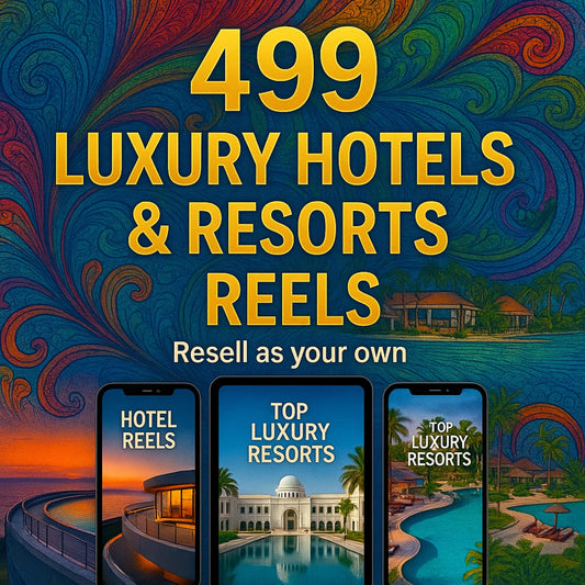 499 Luxury Hotels Reels PLR & MRR, Trending Reels, Plr Videos, Mrr Content, Plr Products, Aesthetic Reels, Viral Reels, Shorts Plr, Travel