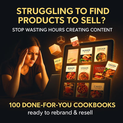Cooking Recipes Bundle | Digital Cookbook Collection with PLR & Resell Rights