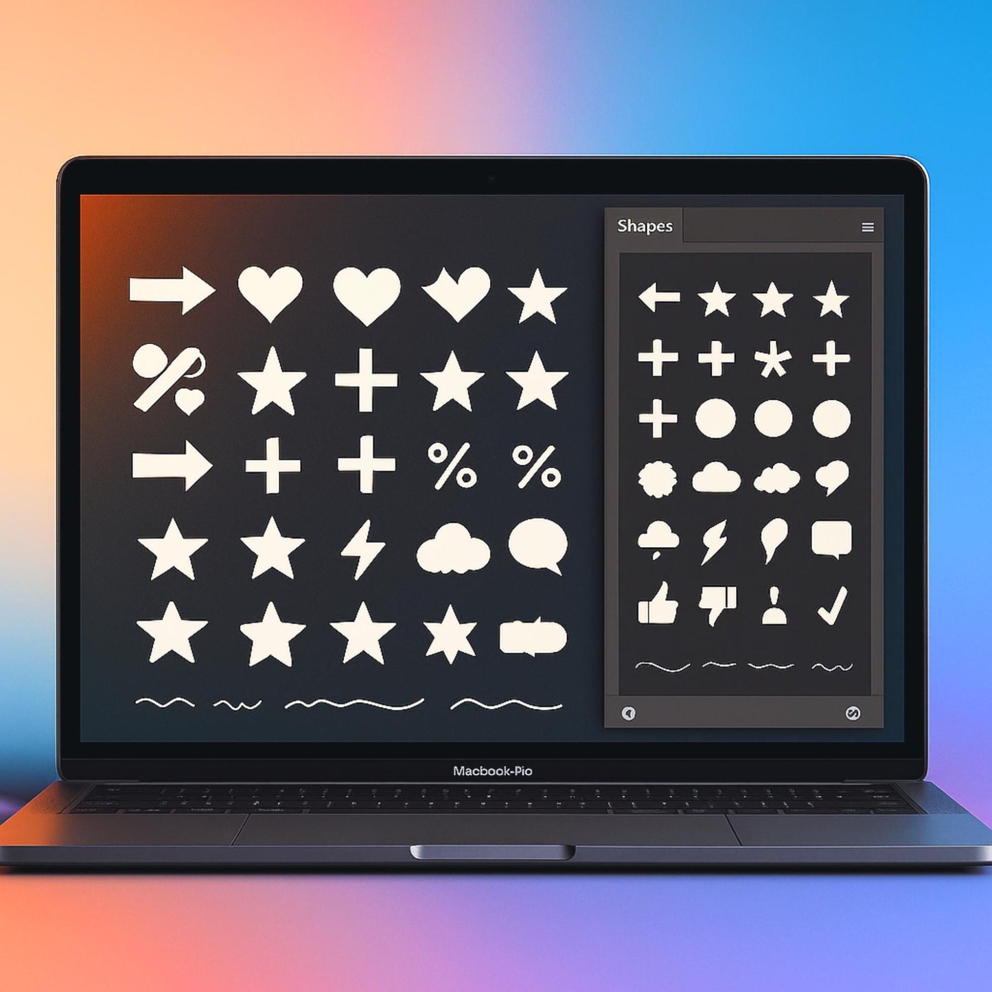 6000+ Photoshop Shapes Bundle PLR MRR, Photoshopo Assets Collection, Photoshop Plr, Plr Products, Ornamental, Frames, Logos, Icons, Animals