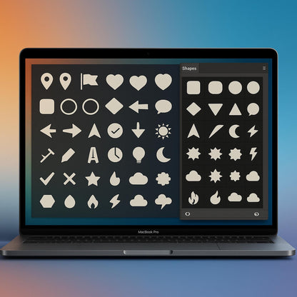 6000+ Photoshop Shapes Bundle PLR MRR, Photoshopo Assets Collection, Photoshop Plr, Plr Products, Ornamental, Frames, Logos, Icons, Animals