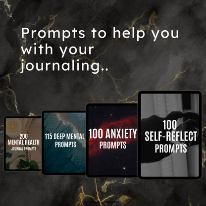 14 Wellness & Mindset Planners Bundle PLR MRR | Mrr Digital Grief Journal Plr |  Digital Self-Care Journals | Editable Canva Templates