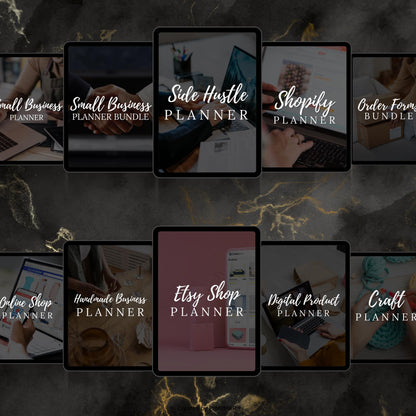 14 Small Business Planners Bundle PLR MRR, Plr Planners, Plr Canva Templates, Mrr Products, Plr Products, Etsy Shopify Planners, Budget Plan